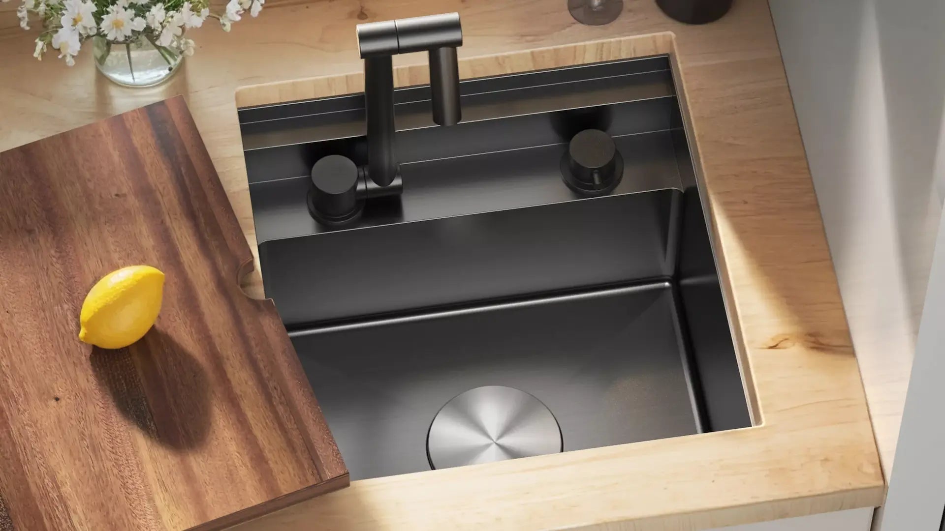 TORVA RV sink for small-space builds