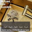 TORVA 12 x 17 x 7 Inch Gold RV Sink with Foldable Faucet