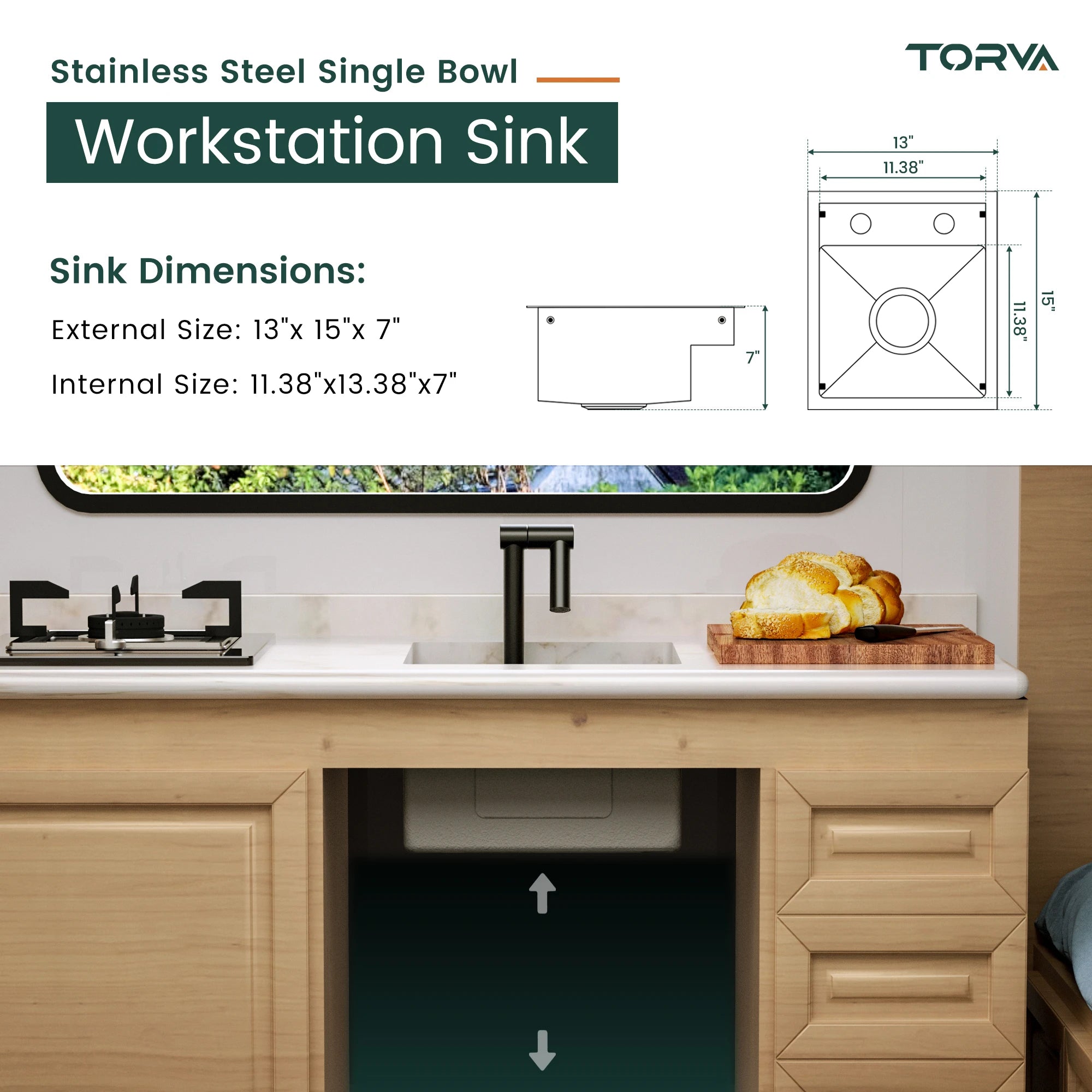 TORVA 13 x 15 x 7
