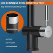 Torva Single Handle Pull-Down RV Kitchen Faucet – Black Stainless Steel