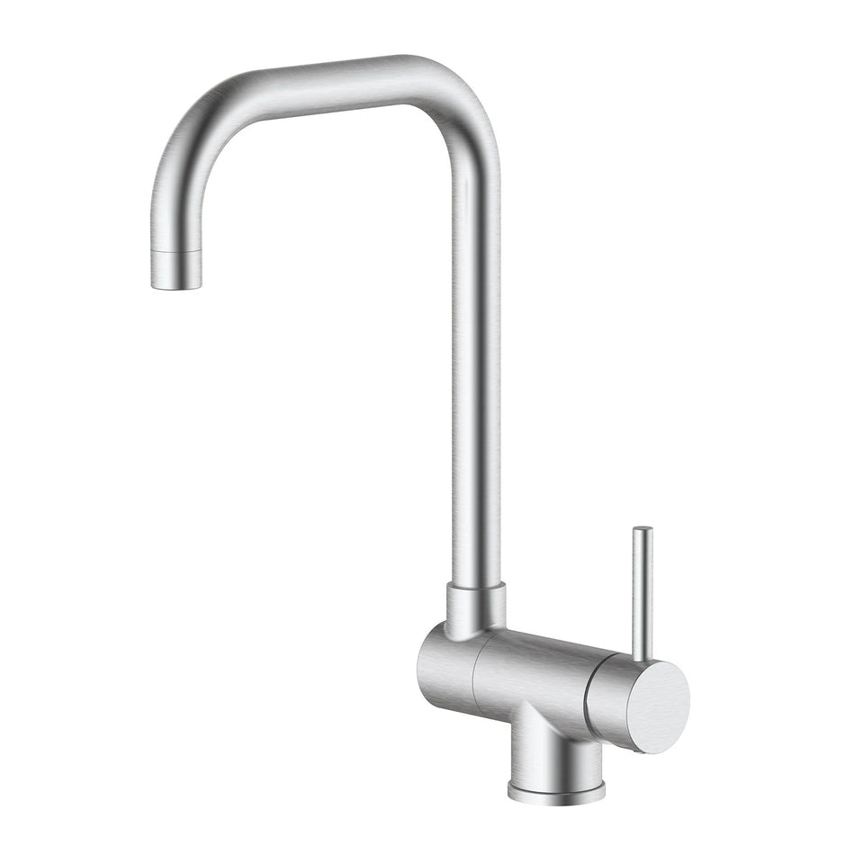 Innovative Kitchen Faucet with Easy Topmounted Installation, Stainless Steel Floldable Faucet