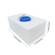 TORVA 9.3 Gallon Fresh Water Tank, BPA Free RV Water Tank for Drinking and Water Holding, Portable Water Storage for Luna(21.2'' x 13.19'' x 9'')