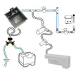 Comprehensive RV Interior Water System Solution - TORVA RV Sink & 33-Gallon Wheel Well Water Tank Combo