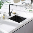Torva Single Handle Pull-Down RV Kitchen Faucet – Black Stainless Steel