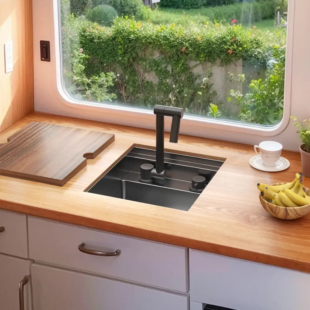 TORVA RV sink for a compact kitchen