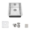 TORVA 15-inch Undermount Bar Prep RV Sink – 16 Gauge Stainless Steel