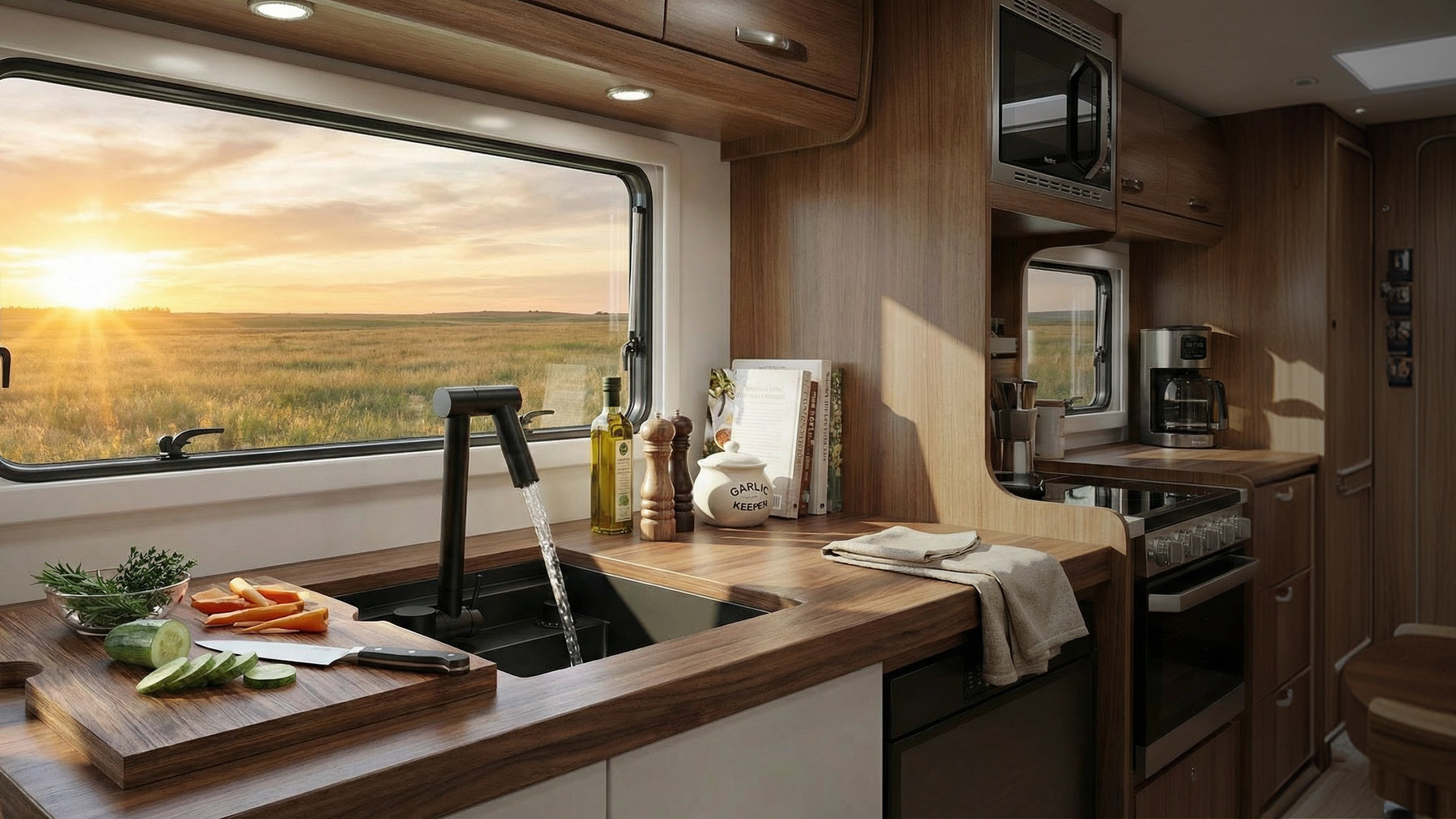 TORVA compact water system for RV and camper van builds