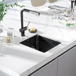 TORVA 15-inch Undermount Black Bar Prep RV Sink - 16 Gauge Stainless Steel
